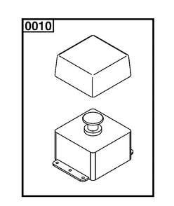 Part Location Diagram of 6361 Briggs and Stratton Switch, Estop
